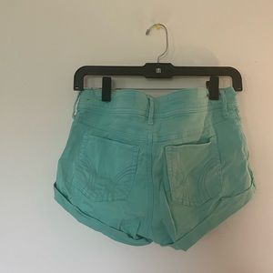 Teal Jean Shorts
